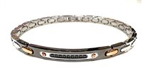 Armband Zancan Herr in Stahl Spinello EHB361